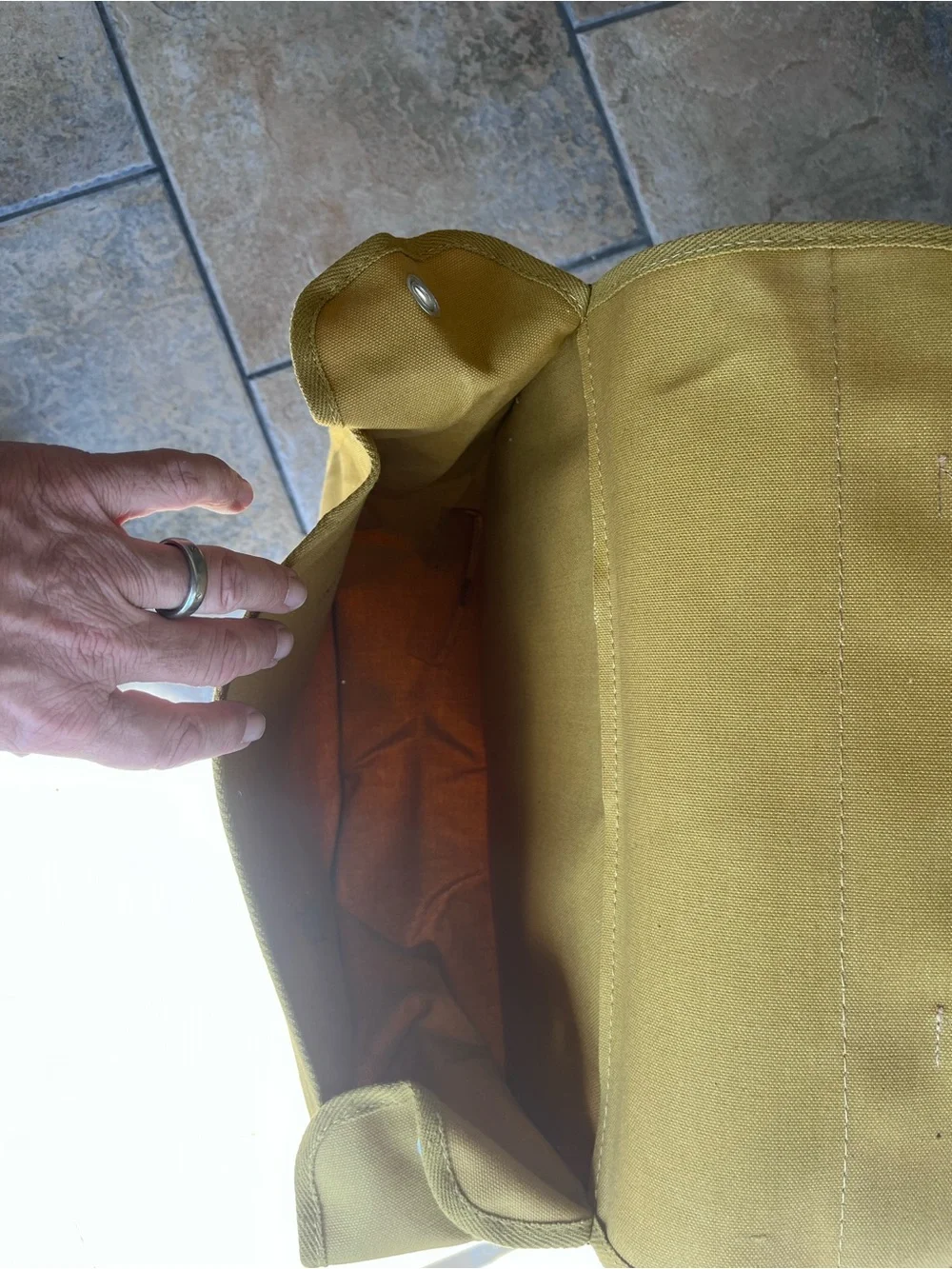 Vintage made in Japan saddle bags for motorcycle